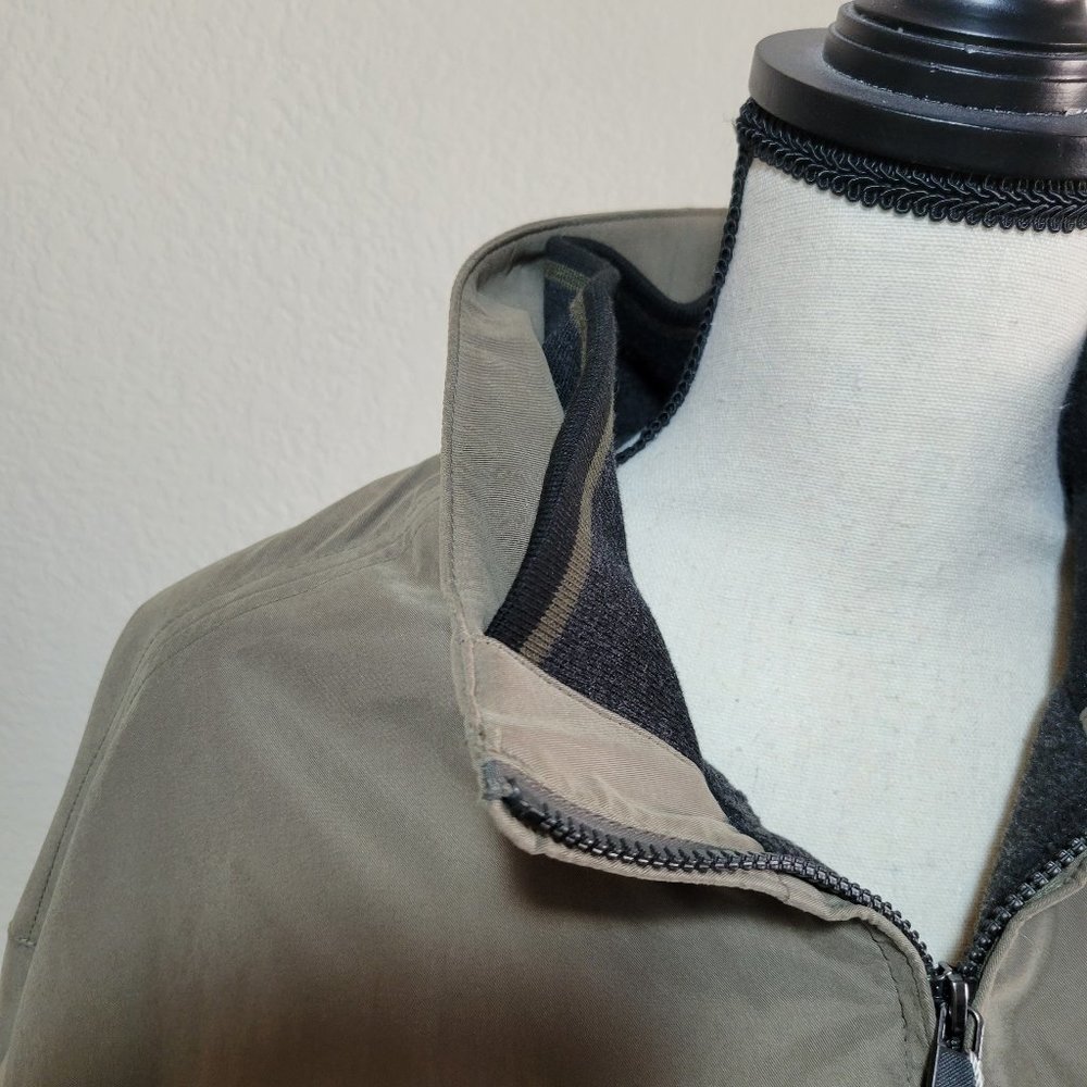 Weatherproof Mens Jacket XL Brown Beige Tan Microfiber Coat Water Repellent Zip - Picture 5 of 9